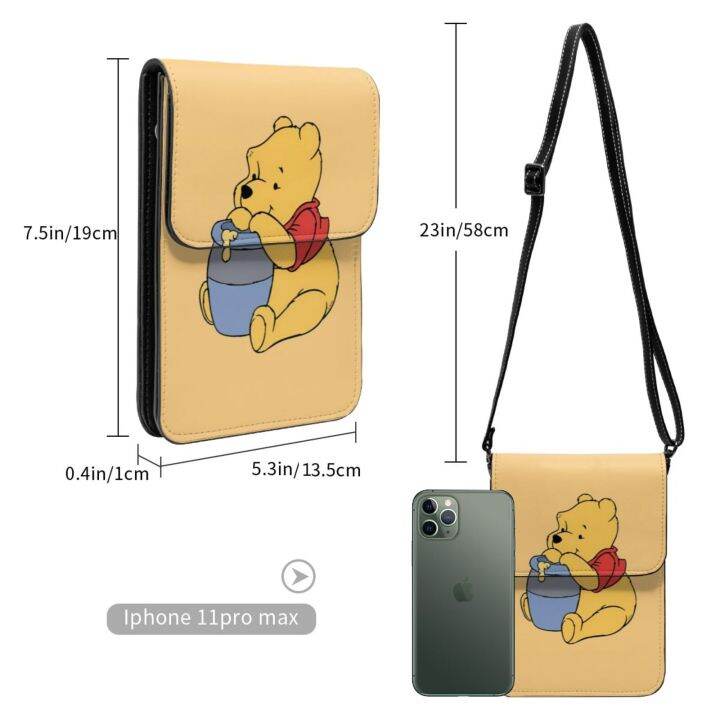 disneys-winnies-the-pooh-womens-crossbody-bag-cell-phone-wallet-small-shoulder-purse-leather-card-handbag