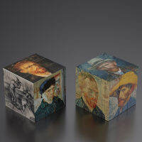 Zcube สินค้าทั่วไปลำดับที่สามภาพวาดทิวทัศน์ที่มีชื่อเสียงกราฟฟิตี Rubiks Cube 5.7 เซนติเมตรของเล่นเพื่อการศึกษา