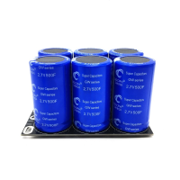 Farad Capacitor 2.7V 500f 6ชิ้น/1 Conjunto,Super Capacitância Com Placa De Proteção,Capacitores Automotivos