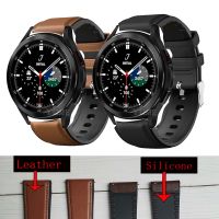 For Samsung Galaxy Watch 4 Classic 42mm 46mm Strap 20mm Leather Silicone Sport Bracelet Galaxy 4 5 40mm 44mm/Watch 5 Pro Band