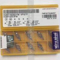 VCMT110302-FM VP15TF / VCMT110304-FM VP15TF VCMT220.5 VCMT221 เม็ดมีดคาร์ไบด์ CNC ดั้งเดิม 10PCS / BOX