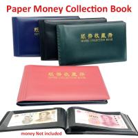 40 Banknotes Collection Album Durable Paper Money Protection Holder Book PVC Transparent Money Organizer Storage Bag