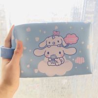 [COD] Big-eared dog white cartoon cute multi-pattern new cosmetic bag zipper girls