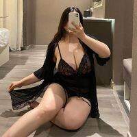 Plus Size Girls Sexy Lingerie Women Seductive Passion Chubby Girls Gathered Pajamas Suit Flirting Attractive.