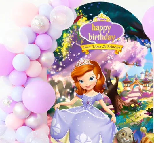 Sofia The First Princess Theme Balloon Set with Poster Backdrop Party  Supply Home Decor Venue Decoration Toys for Girls Birthday Gift for Kids |  Lazada