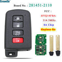 Oibwye ชิปสมาร์ท Prox กุญแจรีโมท312/314.3 8A สำหรับ Toyota Highlander Sequoia Land Cruiser Kluger Board บอร์ด2110 FCC HYQ14FBA