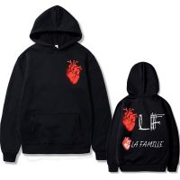 2023 newLf La Tamille Heart Hoodie Le Monde Chico Album Pnl The Family Sweatshirt Men Hoodies Streetwear