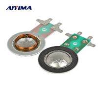 AIYIMA 2Pcs 25.5MM Treble Voice Coil Titanium Diaphragm Horn Resin Film Speaker Tweeter DIY Repair