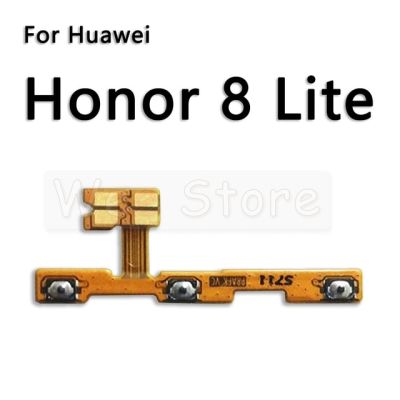 ปุ่มเปิดปิดปุ่มปรับระดับเสียงควบคุมสายเคเบิลงอได้สำหรับ Huawei Honor 8 9 9i 9X10 20 20i 20S 30S View Pro Plus Lite