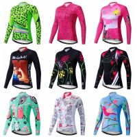 ZZOOI 2023 Women Cycling Jersey Long Sleeve Cycling Clothing mtb Bicycle Jersey Riding Bike Shirt Maillot Ciclismo Mujer Quick Dry Men