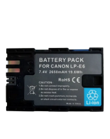 แบตเตอรี่กล้องแคนนอน LP-E6 1800mAh for canon EOS 5D MK III 5D MK II 6D 7D 70D 60D (0008)