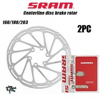 2ชิ้น SRAM จักรยานเบรกโรเตอร์160มิลลิเมตร180มิลลิเมตร203มิลลิเมตรจักรยาน Centerline ดิสก์เบรกโรเตอร์สแตนเลสเบรกไฮดรอลิคดิสก์โรเตอร์ Mtb ส่วน