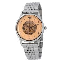 นาฬิกาข้อมือผู้ชาย EMPORIO ARMANI Dress Beige Dial Mens Stainless Steel Watch AR1922