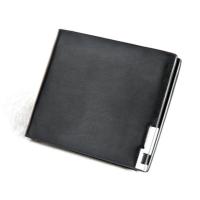 Fashion hit color mens wallet vertical short section high-quality PU genuine Color purse Card &amp; ID Holders money clamps