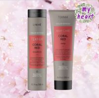 Lakme Coral Red Shampoo/Mask แชมพู มาส์ก เพิ่มเม็ดสี สำหรับโทนสีแดง / ชมพู ช่วยเติมเต็มเม็ดสีแดง / ชมพู ให้สดใสอยู่เสมอ