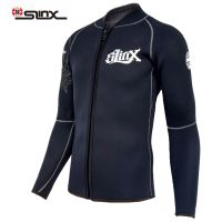 Slinx Men S 5Mm Neoprene Jackets Wetsuit Long Sleeve Diving Wetsuits Top Superlite Size S-XXXL (ไม่รวมกางเกง)