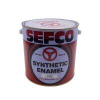 สินค้าขายดี!!!! SEFCO สีเคลือบเงาเซฟโก้ สำหรับช้ภายนอกและภายใน S 222 FLAT WHITE ขนาด 3.4 ลิตร ของใช้ในบ้าน เครื่องใช้ในบ้าน เครื่องใช้ไฟฟ้า ตกแต่งบ้าน บ้านและสวน บ้าน ห้อง ห้องครัว ห้องน้ำ .