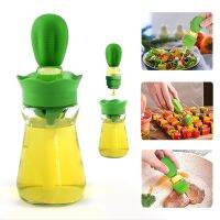 【CW】 Bottle Dispenser With Silicone Spray Baking Grill Dispensers BBQ Tableware Accessories