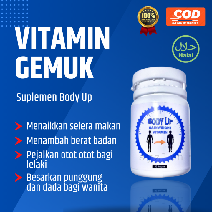 Ubat Supplement Gemuk Badan Iron Dan Multivitamin Pembesar Original 30 ...