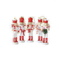 Collectible Christmas Figurines Wood Nutcracker Decoration Nutcracker Soldier Puppet Table Ornament Decoration Christmas Decoration Figurines