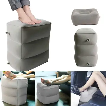 Newest Hot Useful Inflatable Portable Travel Footrest Pillow Plane Train  Kids Bed Foot Rest Pad8