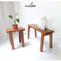 ไม้แท้ โต๊ะเก้าอี้วางของ มินิมอล ลอฟท์ โมเดิร์น ตกแต่งบ้าน สไตล์คาเฟ่ Wooden chair and table minimalist loft modern cafe style decoration