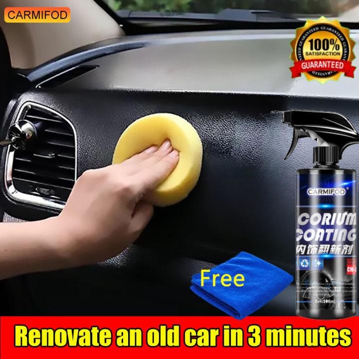 CARMIFOD Car Interior Plastic Restorer Automotive Dashboard cleaning