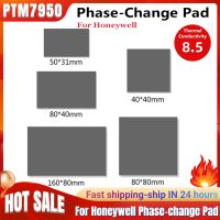 สำหรับ Honeywell แผ่นเปลี่ยนเฟส PTM7950สำหรับแล็ปท็อป GPU CPU เคสระบายความร้อนปะเก็นแผ่นความร้อนซิลิโคน80X80mm 8.5W/Mk