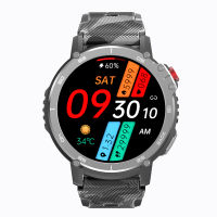 Jam Tangan Sport อัจฉริยะสำหรับผู้ชาย IP68กันน้ำ C22 Smartwatch 4G ROM รองรับเชื่อมต่อชุดหูฟังสมาร์ทวอท์ชแบตเตอรี่400Mah 7วัน