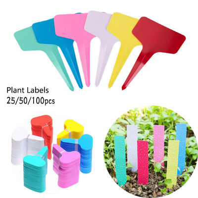 25Pcs/50Pcs/100pcs Plastic Plant Seed Labels Pot Marker Garden Seed Stake Tags