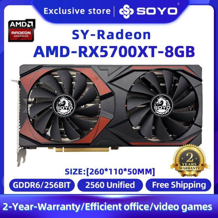 RX5700XT 8GB RX5700XT 8GB SOYO AMD RX5700XT 5500XT 8GB Graphics Card ...