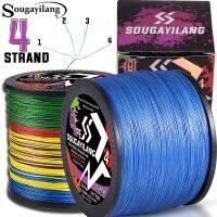 Sougayilang Braided Line 4X 100/300m 5 Colors Max Drag 66 LB Line Multifilament PE Line for Saltwater Sea Fishing Accessories Fishing Lines