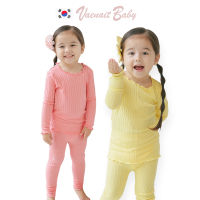 [KOREA Vaenait BABY] ชุดนอน แบบนิ่ม ใส่สบาย สําหรับเด็กผู้หญิง และผู้ชาย 6 เมตร -12 ปี Set3 2 ชิ้น