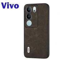 ภาพใหญ่: Vivo V29 X80 Pro X90 V25 Pro 5G PU หนังกันกระแทกด้านหลังกรณีโทรศัพท์ธุรกิจหรูหรา