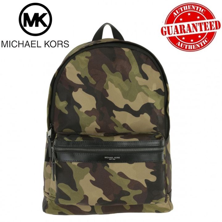 100% Authentic MICHAEL MICHAEL KORS Unisex Kent Camouflage Military  Backpack | Lazada