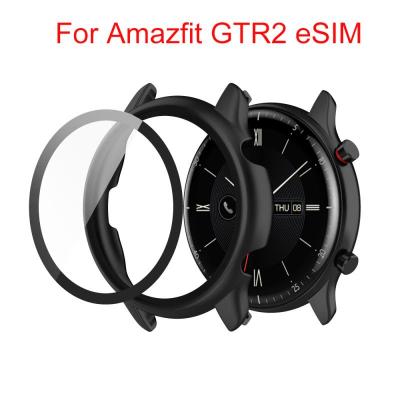 Screen Protector Case Cover for Xiaomi Huami Amazfit GTR 2 2e gtr2 Smart Watch Accessories Shell Full Cover Plating Protection Picture Hangers Hooks