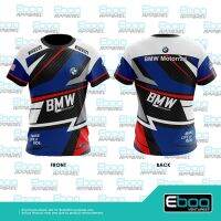 [Ready Stock] Tshirt BMW Evo stripe Eboq Sublimation / Baju BMW Microfiber Eboq Jersi / Plus Size Big Size