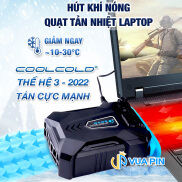 Quạt tản nhiệt laptop Coolcold Ice V3 hút gió tản nhiệt cực mạnh