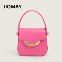 【jw】❣❖✸  JIOMAY Leather Shoulder 2023 Fashion Ladies Flap Chain Purses Luxury Designer Handbag for Tote