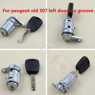 2021Car Left Door lock Cylinder Auto Left Door Lock Cylinder for Peugeot 307 408 508 ignition lock Centrol Lock