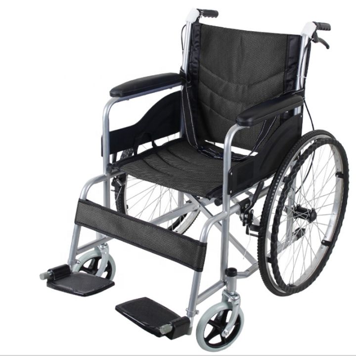 รถเข็นผู้ป่วย-รถเข็นผู้ป่วยพับได้-รถเข็นผู้ป่วย-เก้าอี้รถเข็น-รถเข็นรุ่นมาตรฐาน-พับเก็บได้-ปรับได้-6-ระดับ-แข็งเเรง-รถเข็นผู้สูงอายุ-wheelchair-รถเข็นผู้ป่วย-วีลแชร์-พับได้-พกพาสะดวก-น้ำหนักเบา-รถเข็น