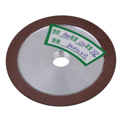 150 Grit Cutting Deburring One Side Tapered Diamond Grinding Wheel 8x1x1.3cm