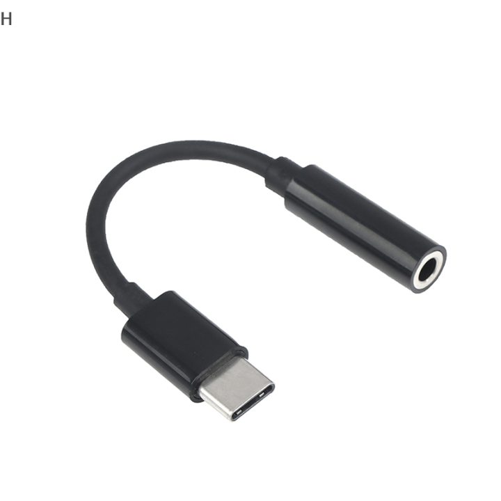 HF TypeC to 3.5mm AUX Jack Earphone Audio Adapter Audio Splitter USBC