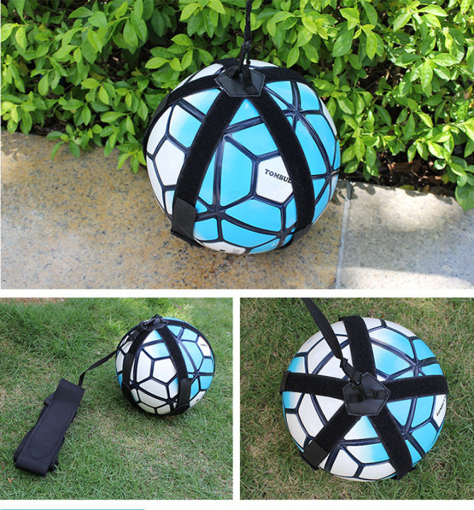 ลูกฟุตบอล-juggle-กระเป๋าเด็กเสริม-circling-เข็มขัดเด็กอุปกรณ์การฝึกอบรมฟุตบอล-kick-solo-เทรนเนอร์ฟุตบอล-kick