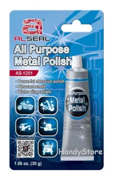 Autosol Metal Polish 3.33 Oz.(75ml) Copper Brass Alumium and More with  Previous Polishing Cloth
