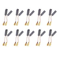 20Pcs/Lot Graphite Copper Motor Carbon Brushes Set Tight Copper Wire For Electric Hammer/Drill Angle Grinder Rotary Tool Parts Accessories