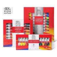 WINSOR &amp; NEWTON 12/18/24สีรูปวาดจิตรกรรมสีน้ำมันหลอดมล. สำหรับศิลปินผ้าใบเม็ดสีชุดวาดรูปอุปกรณ์ศิลปะ