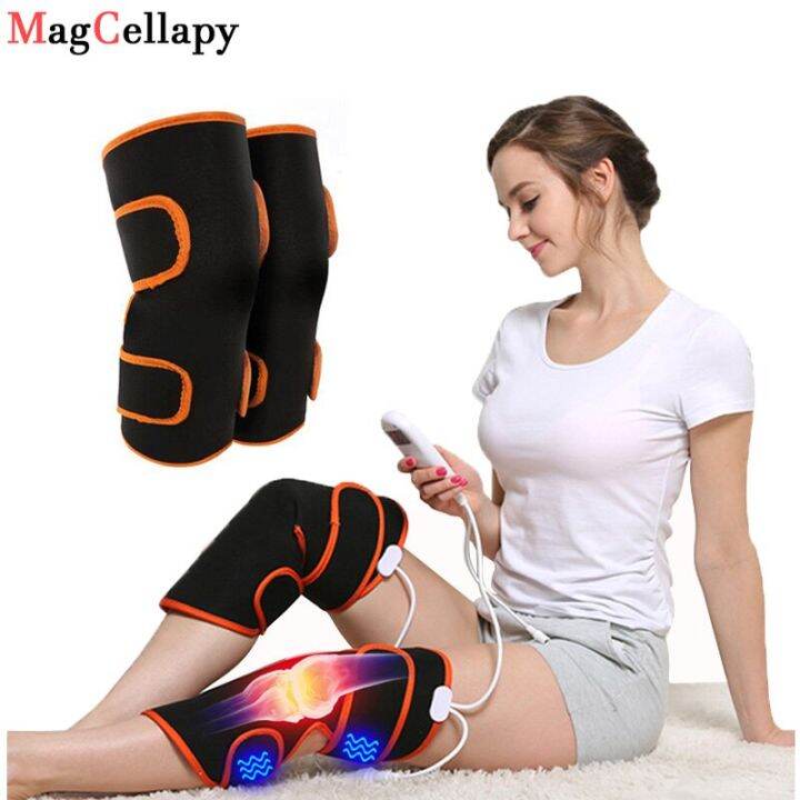 Electric Knee Massager Heating Foot Brace Pain Relief Vibration