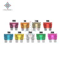 Car Fuses Assortment 5A 7.5 A 10A 15A 20A 25A 30A 35A 40A Automotive insert fuse medium - Automotive Replacement Fuses for Cars