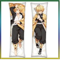 อะนิเมะปีศาจนักฆ่า Agatsuma Zenitsu Dakimakura Kamado Nezuko ปลอกหมอนเต็มกอด Kochou Shinobu ปลอกหมอน